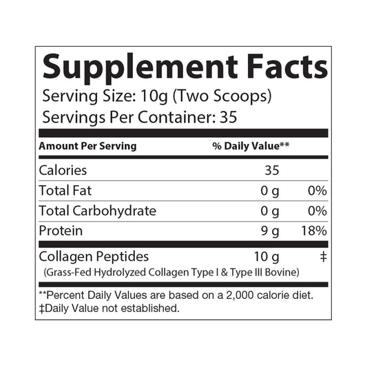 Youth In A Scoop - Collagen Peptides Type I & III Supplement (350g, 12.3oz)