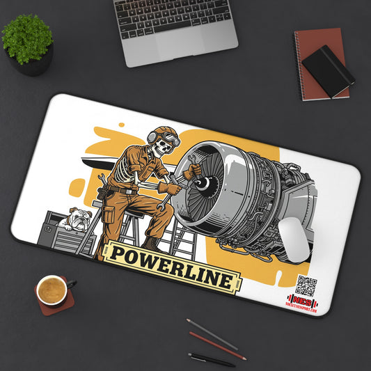 Chesty's Desk Mat - Powerline