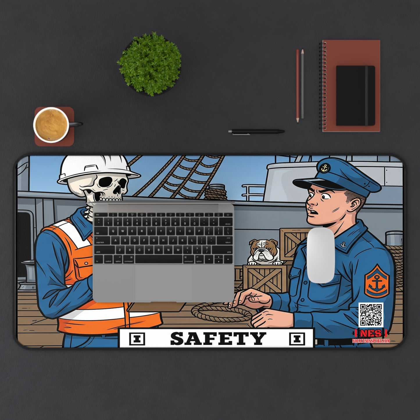 Chesty's Desk Mat - Safety
