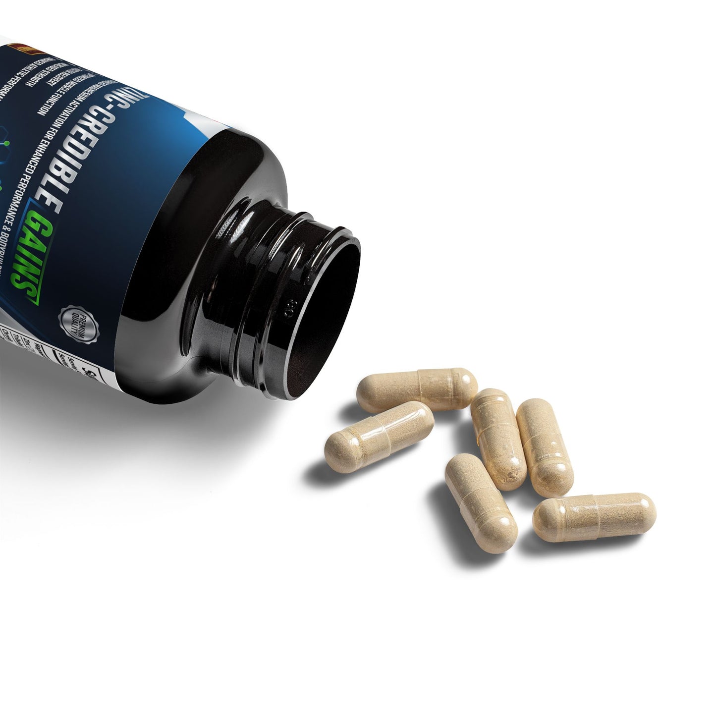 Zinc-Credible Gains - Magnesium Zinc Supplement (90 Capsules)