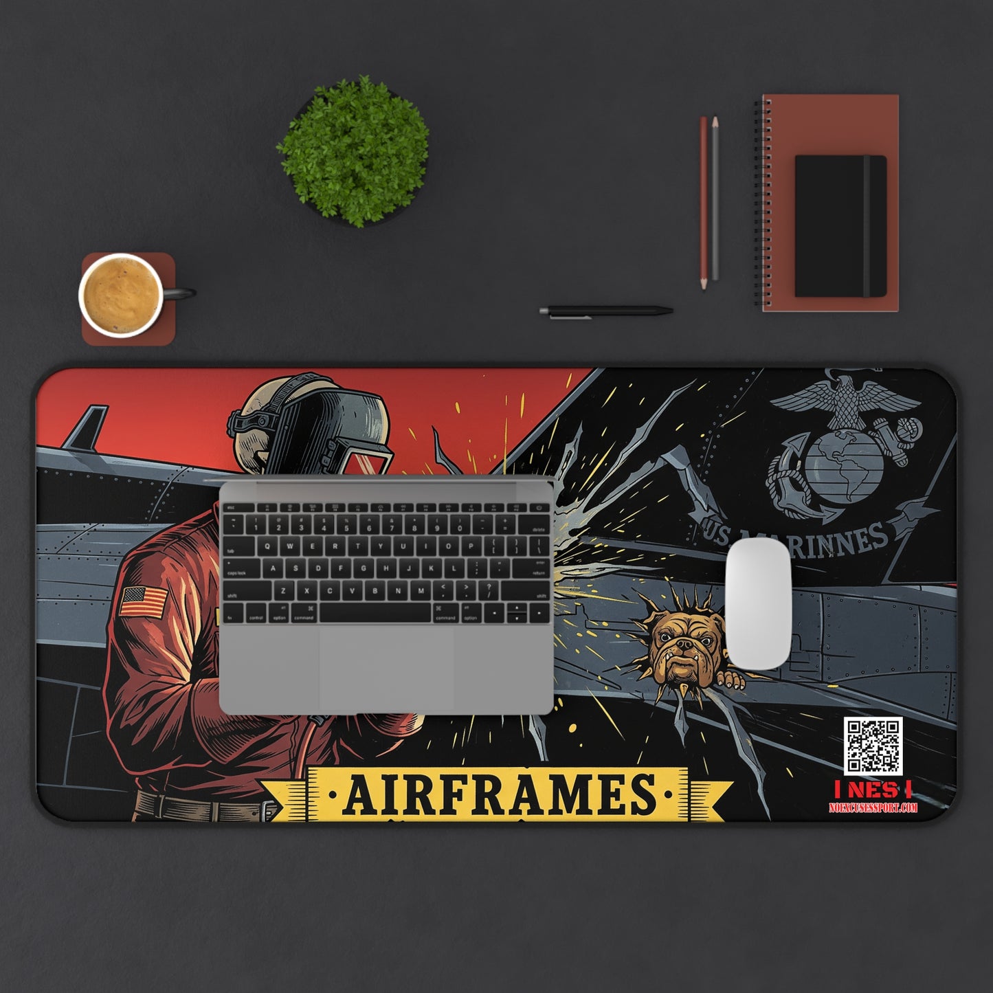 Chesty's Desk Mat - AIRFRAMES