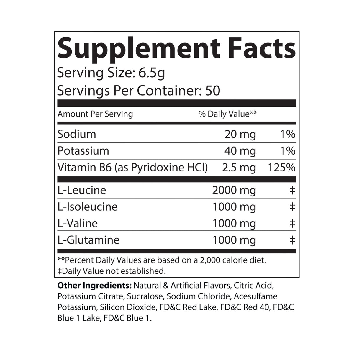 BCA-A-OkayBCAA Supplement, Grape (325g, 11.46oz, 50 Servings), view 2