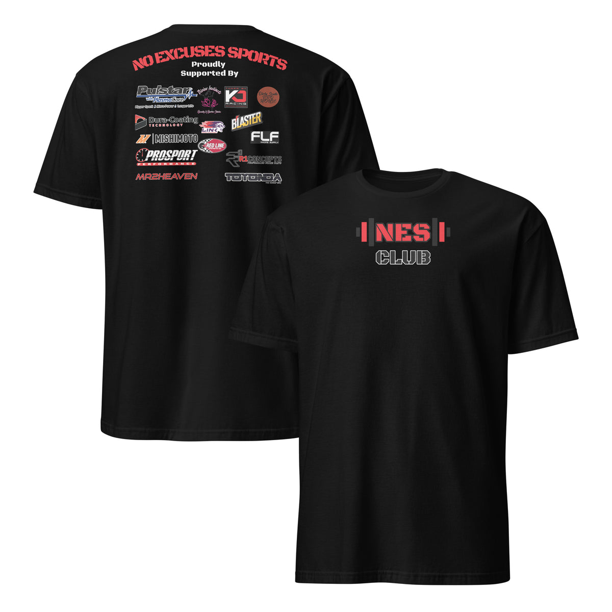 NES Club Sponsor T-Shirt, Black