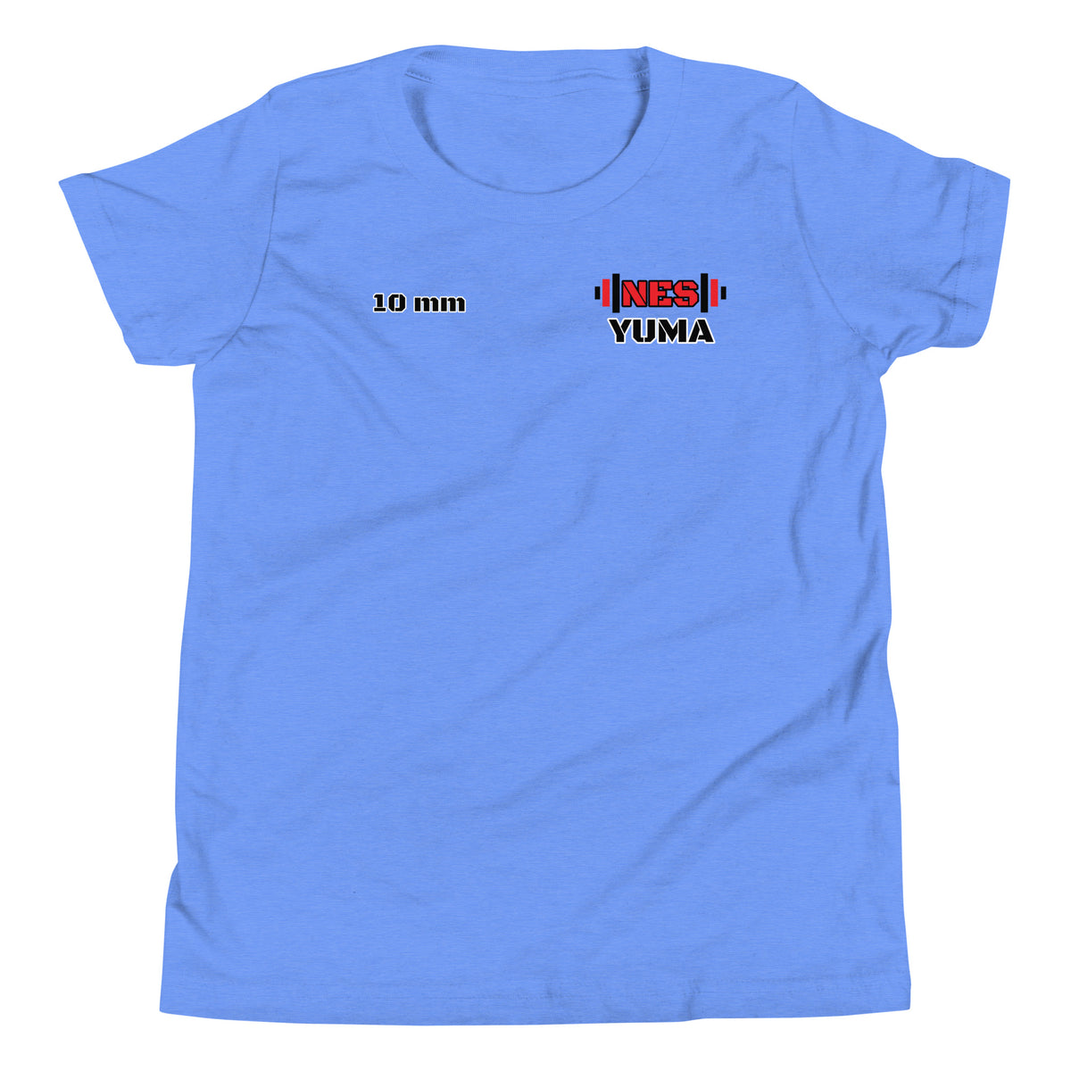 NES Club Jr T-Shirt, Heather Columbia Blue