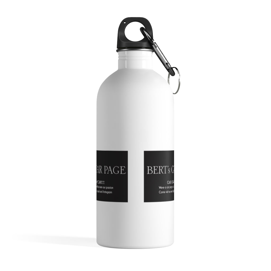 Bert's Car Page Stainless Steel Water Bottle – No Excuses Sports