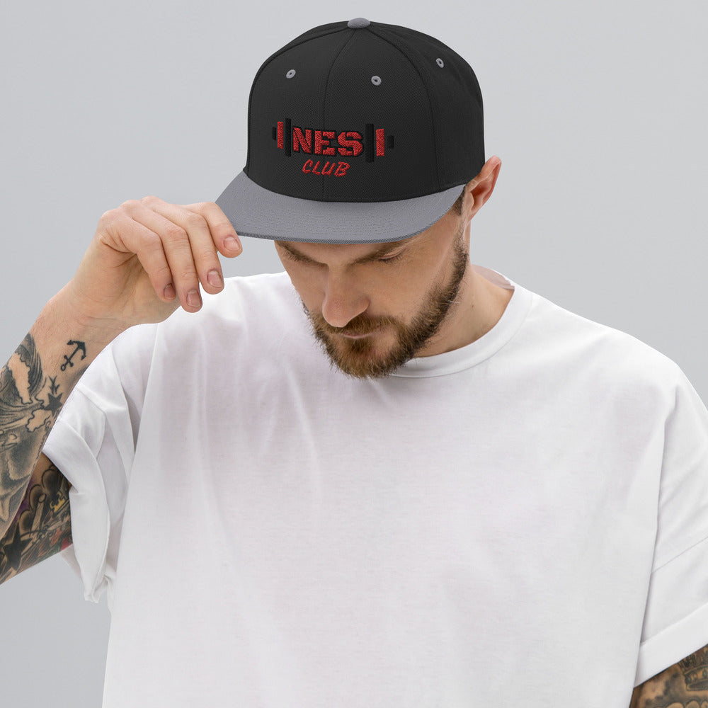 NES Club Snapback, Black/ Silver