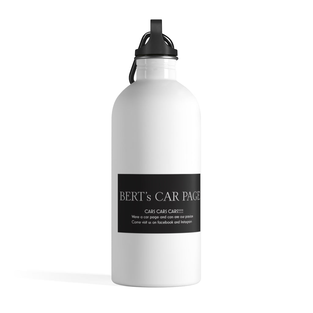 Bert's Car Page Stainless Steel Water Bottle – No Excuses Sports