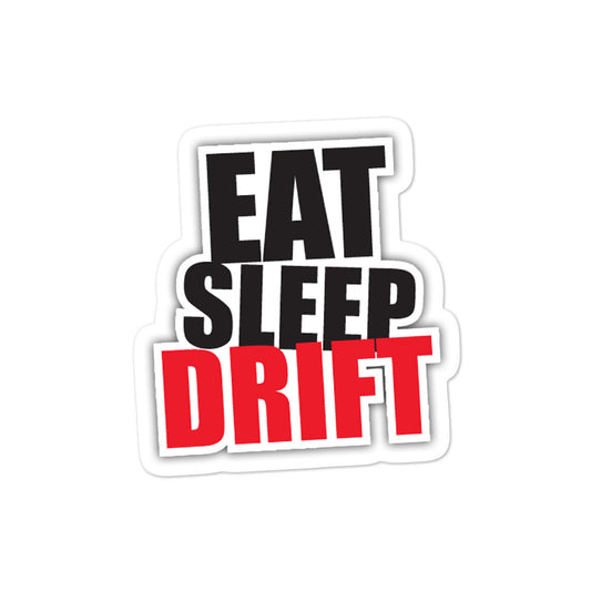 Eat Sleep Drift Bubble-free stickers