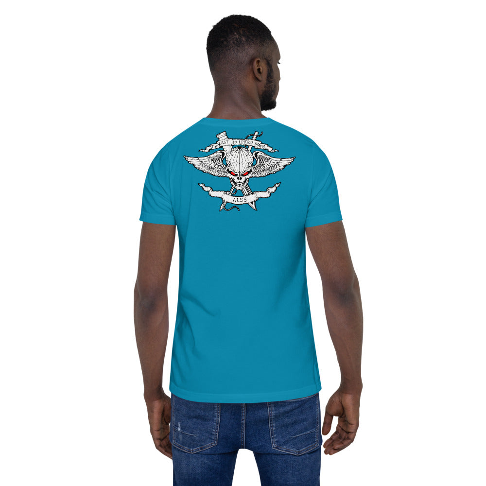 ALSS Unisex Tee Back, Aqua