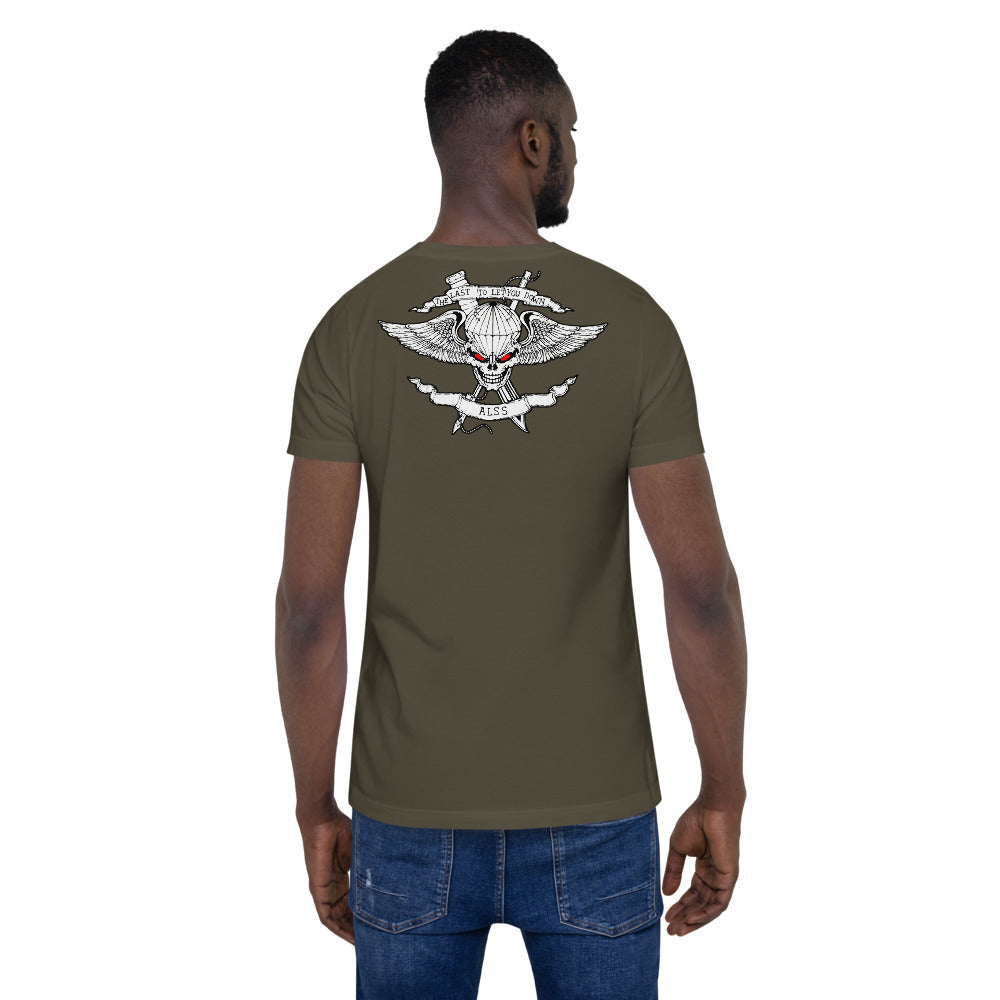 ALSS Unisex Tee Back, Army