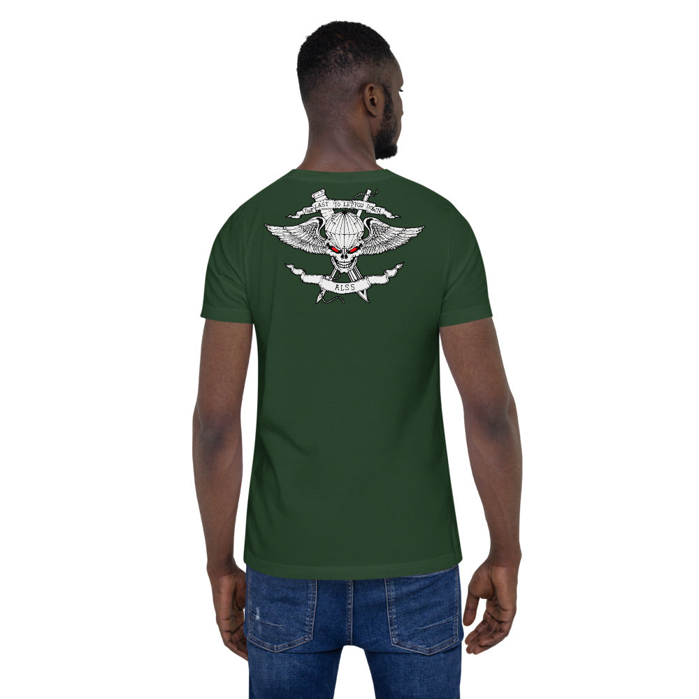 ALSS Unisex Tee Back, Forest
