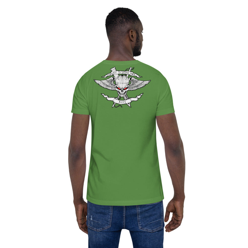 ALSS Unisex Tee Back, Leaf
