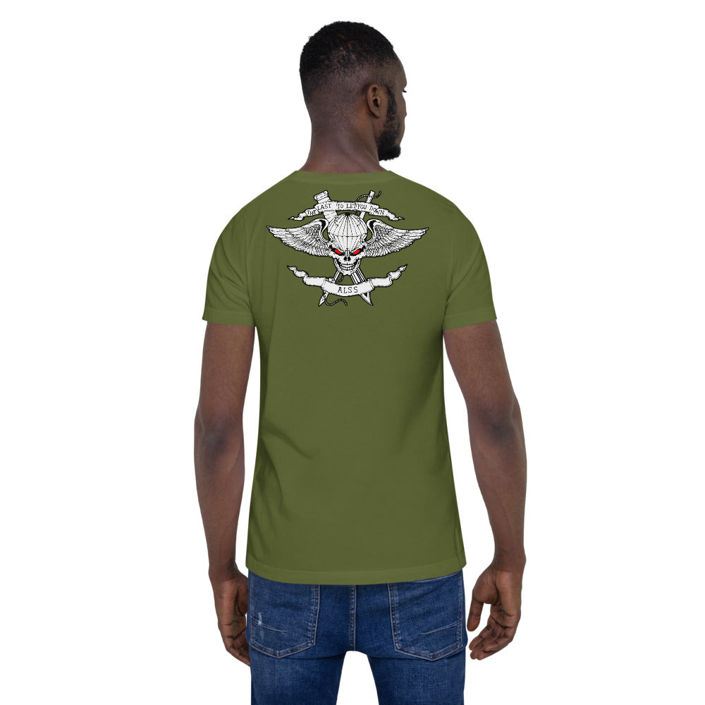 ALSS Unisex Tee Back, Olive