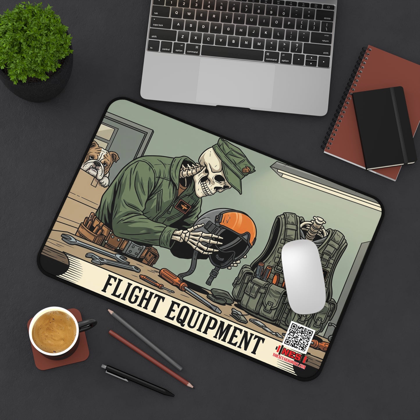 Chesty's Desk Mat - Flight Equipment