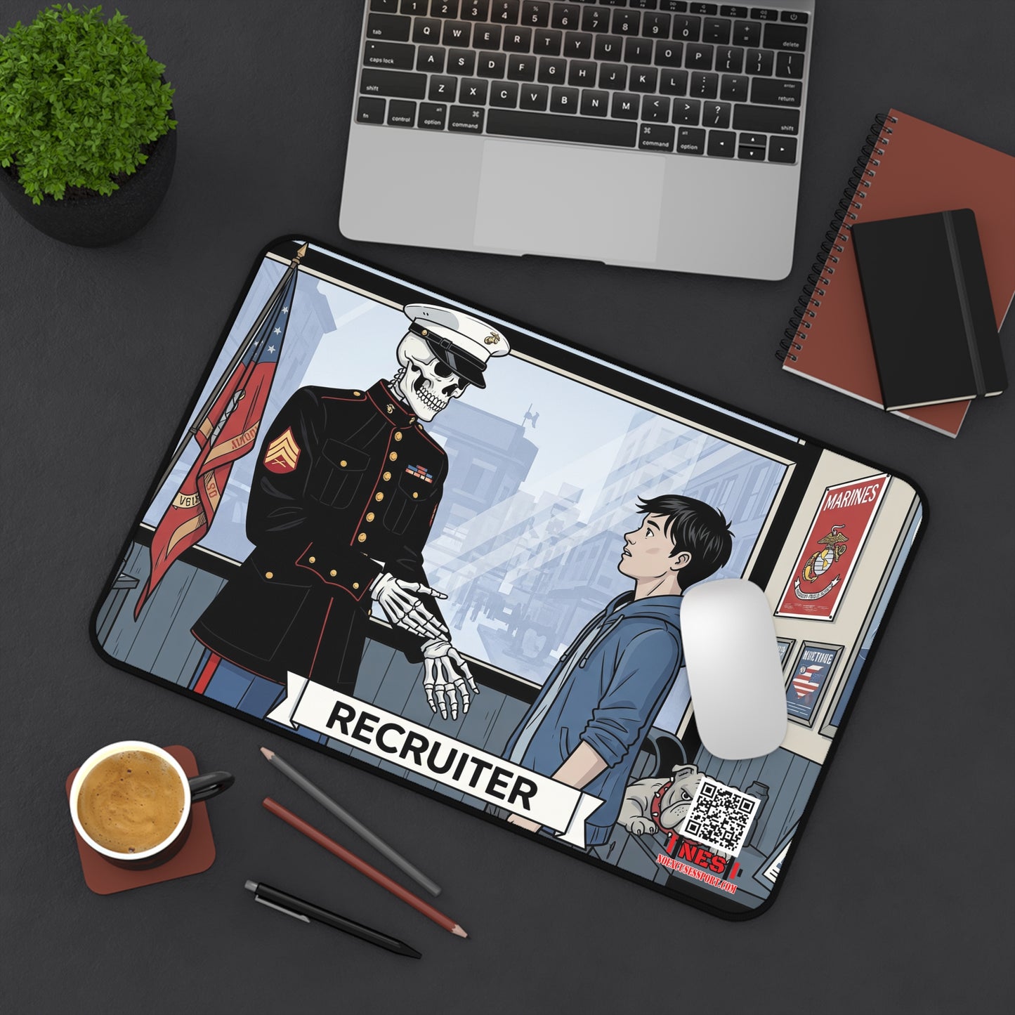 Chesty's Desk Mat - Recruiter