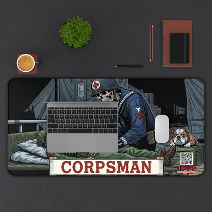 Chesty's Desk Mat - Corpsman