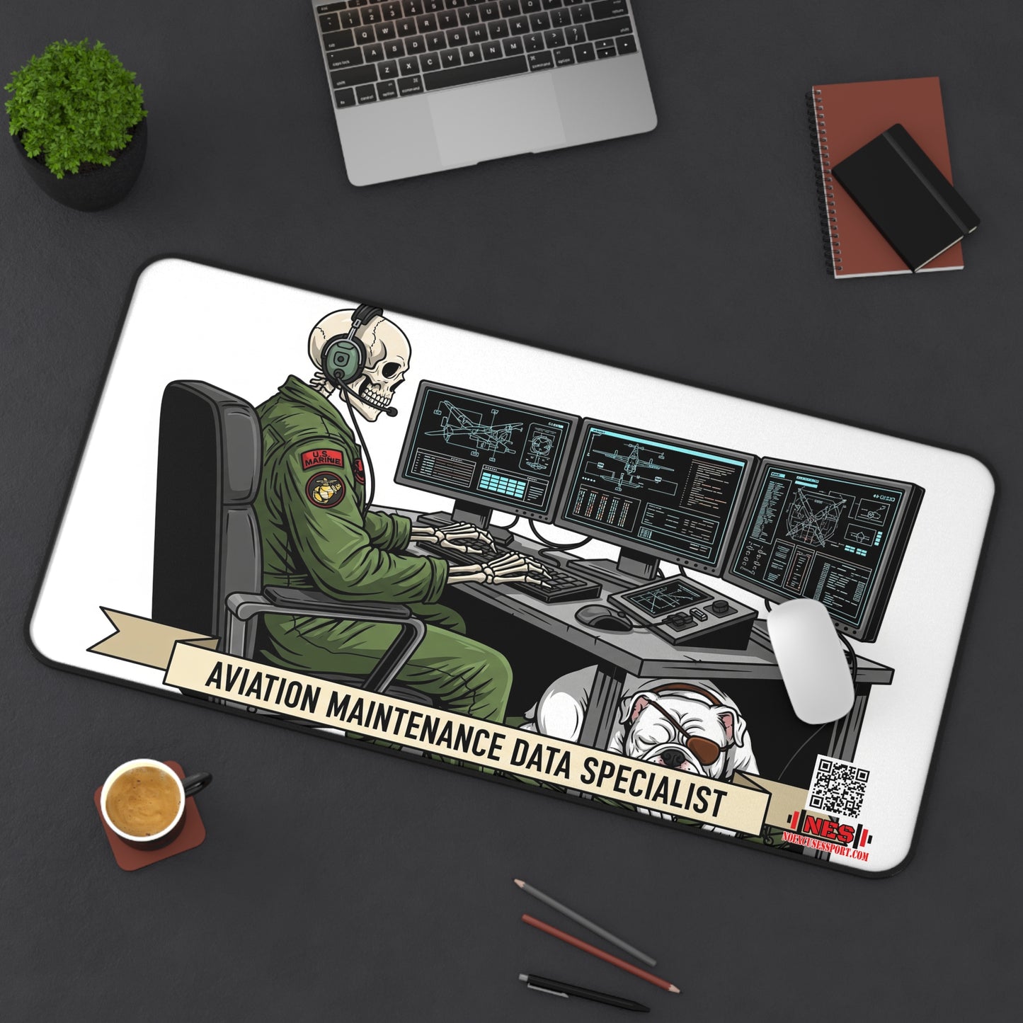 Chesty's Desk Mat - AMDS