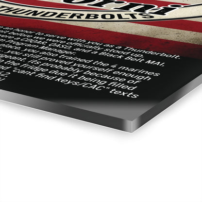 Military Going Away Plaque