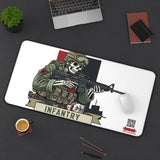Chesty's Desk Mat - Infantry