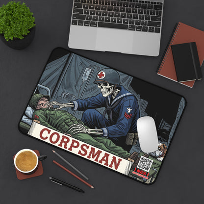 Chesty's Desk Mat - Corpsman