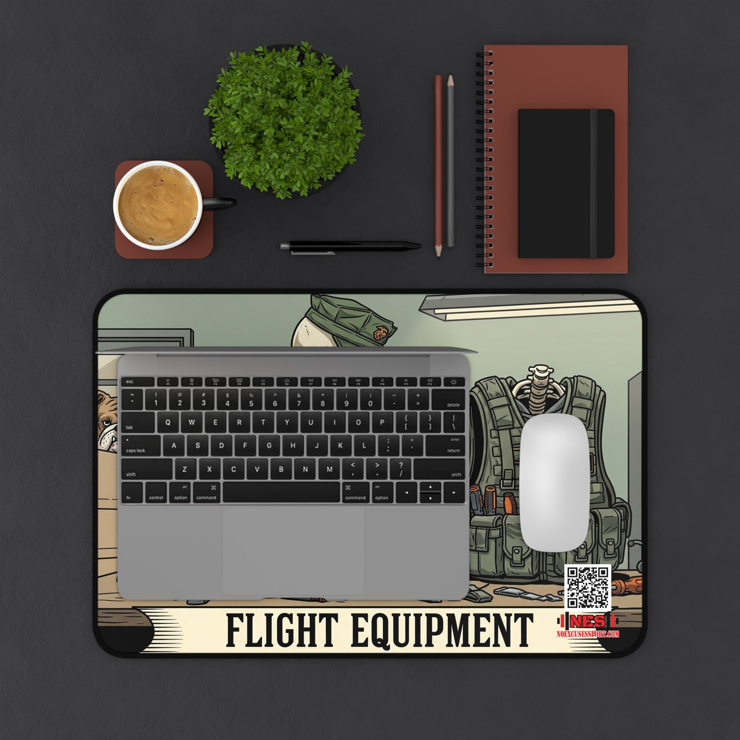 Chesty's Desk Mat - Flight Equipment