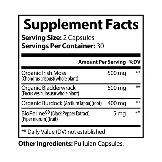 The Moss Boss - Sea Moss Supplement (60 Capsules)