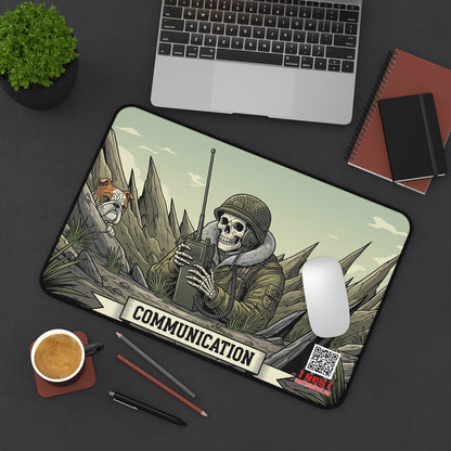 Chesty's Desk Mat - Comm