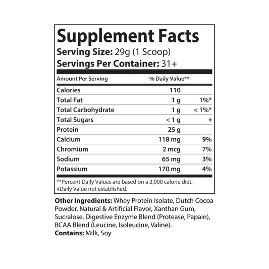 The Few, The Proud, The Protein - Whey Isolate Protein Supplement (907g)