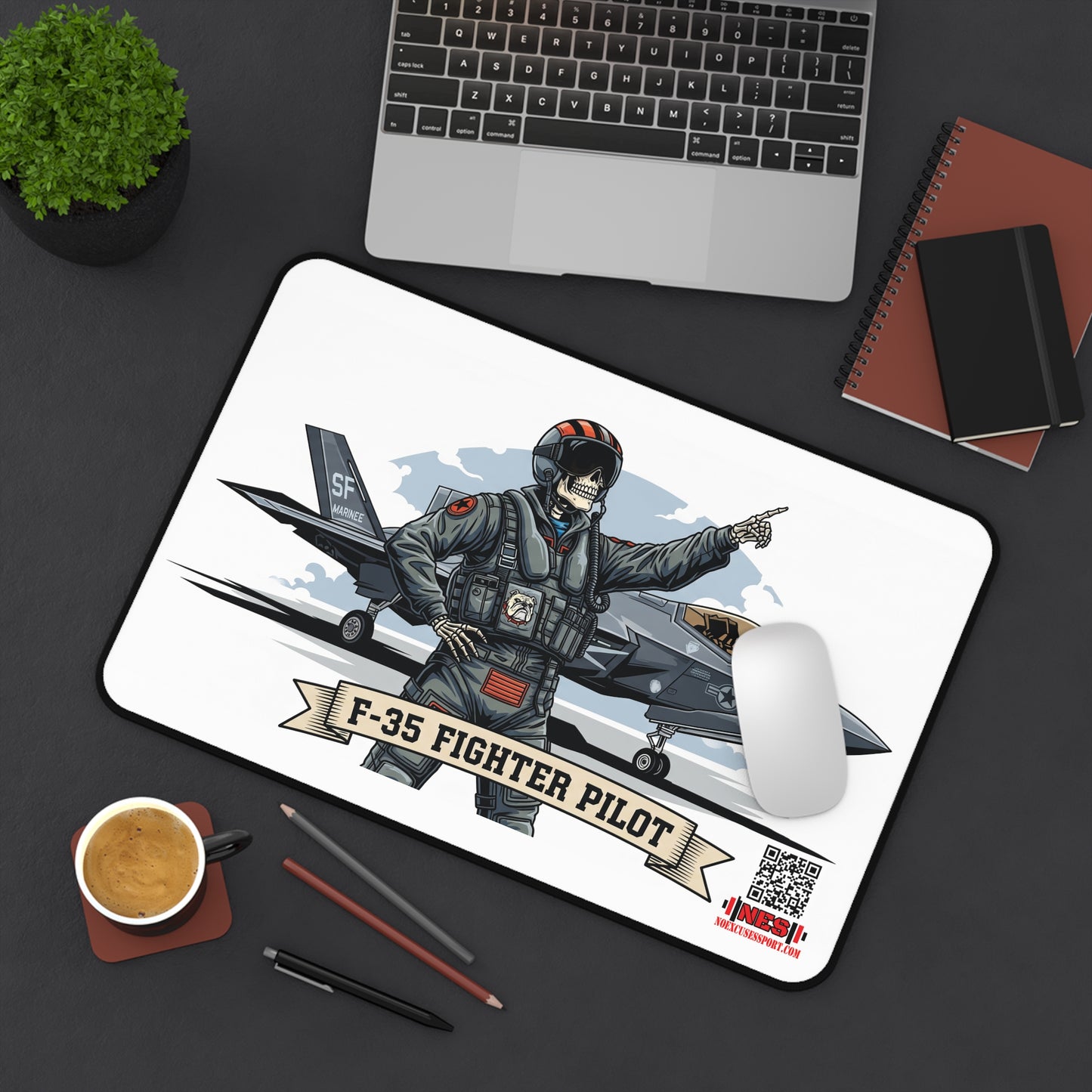 Chesty's Desk Mat - Pilot 1