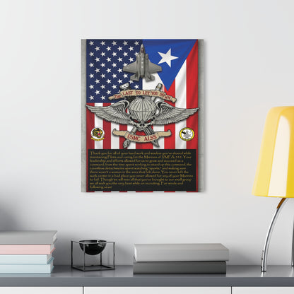 Military Going Away Plaque