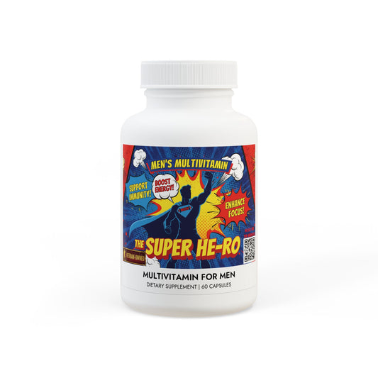 The Super He-Ro - Men Multivitamin Supplement (60 Capsules)