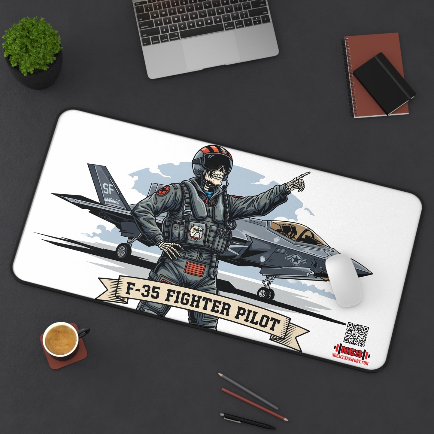 Chesty's Desk Mat - Pilot 1