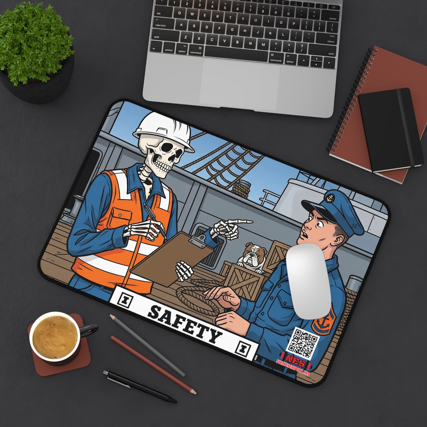 Chesty's Desk Mat - Safety