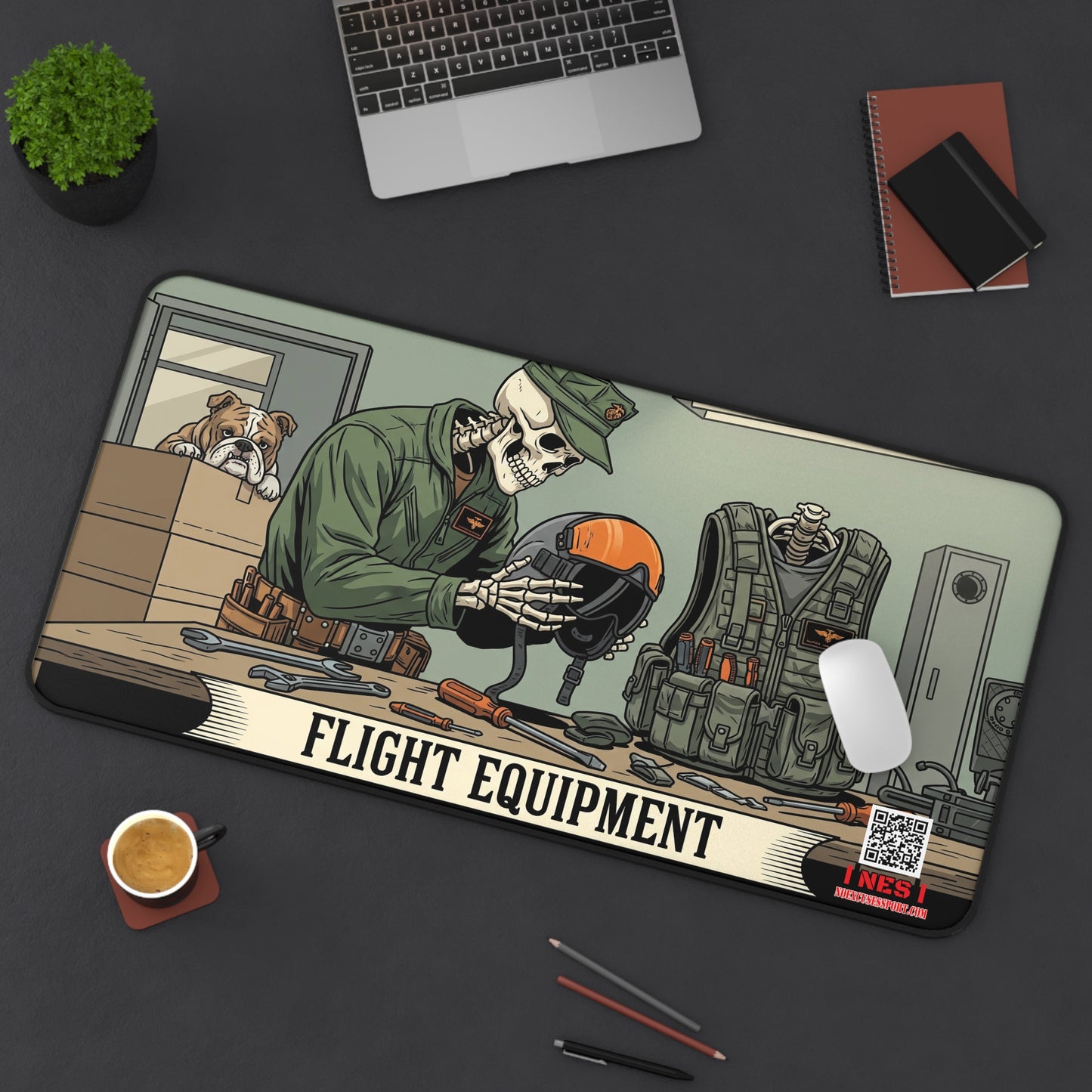 Chesty's Desk Mat - Flight Equipment