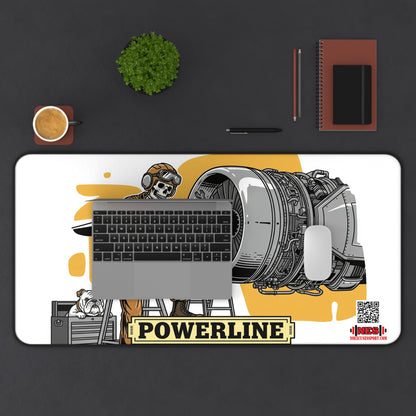 Chesty's Desk Mat - Powerline