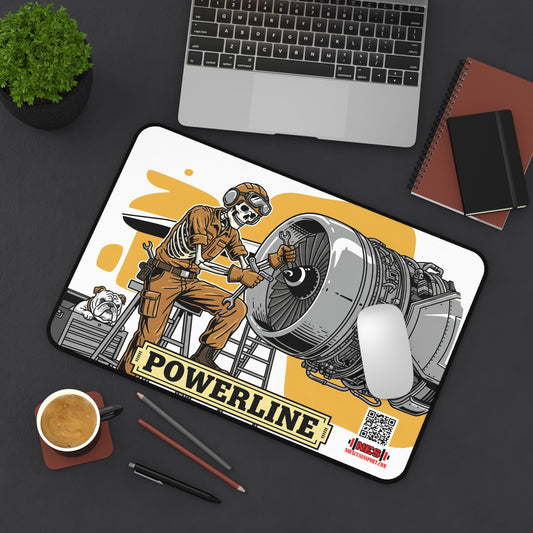 Chesty's Desk Mat - Powerline