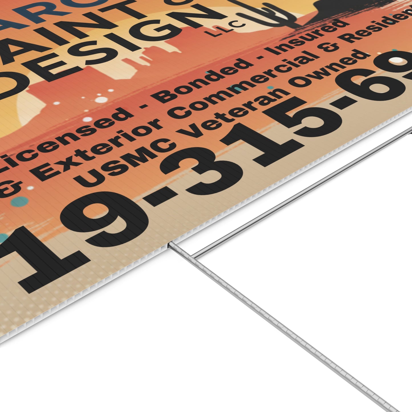 Garcia Paint And Design Lawn Sign