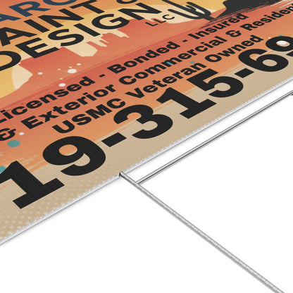 Garcia Paint And Design Lawn Sign