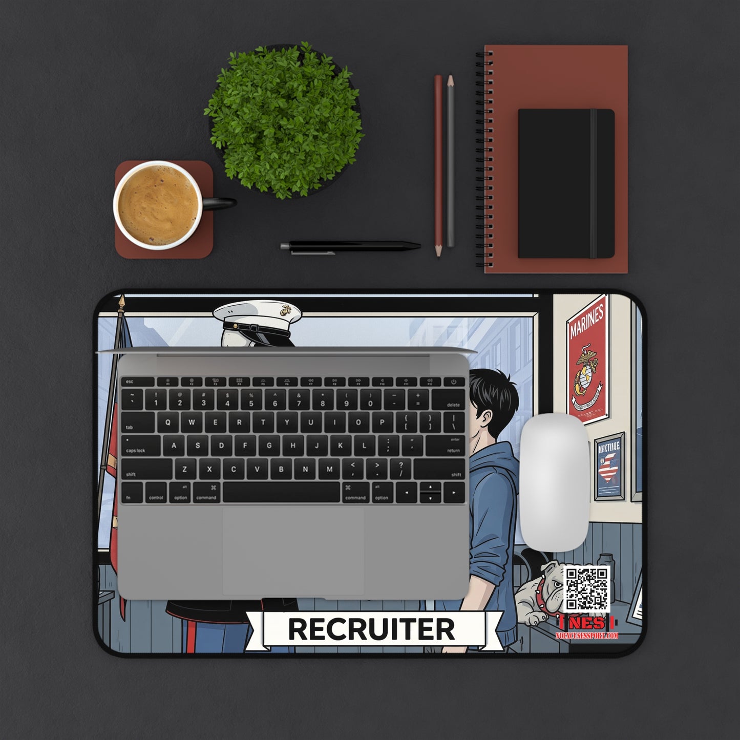Chesty's Desk Mat - Recruiter