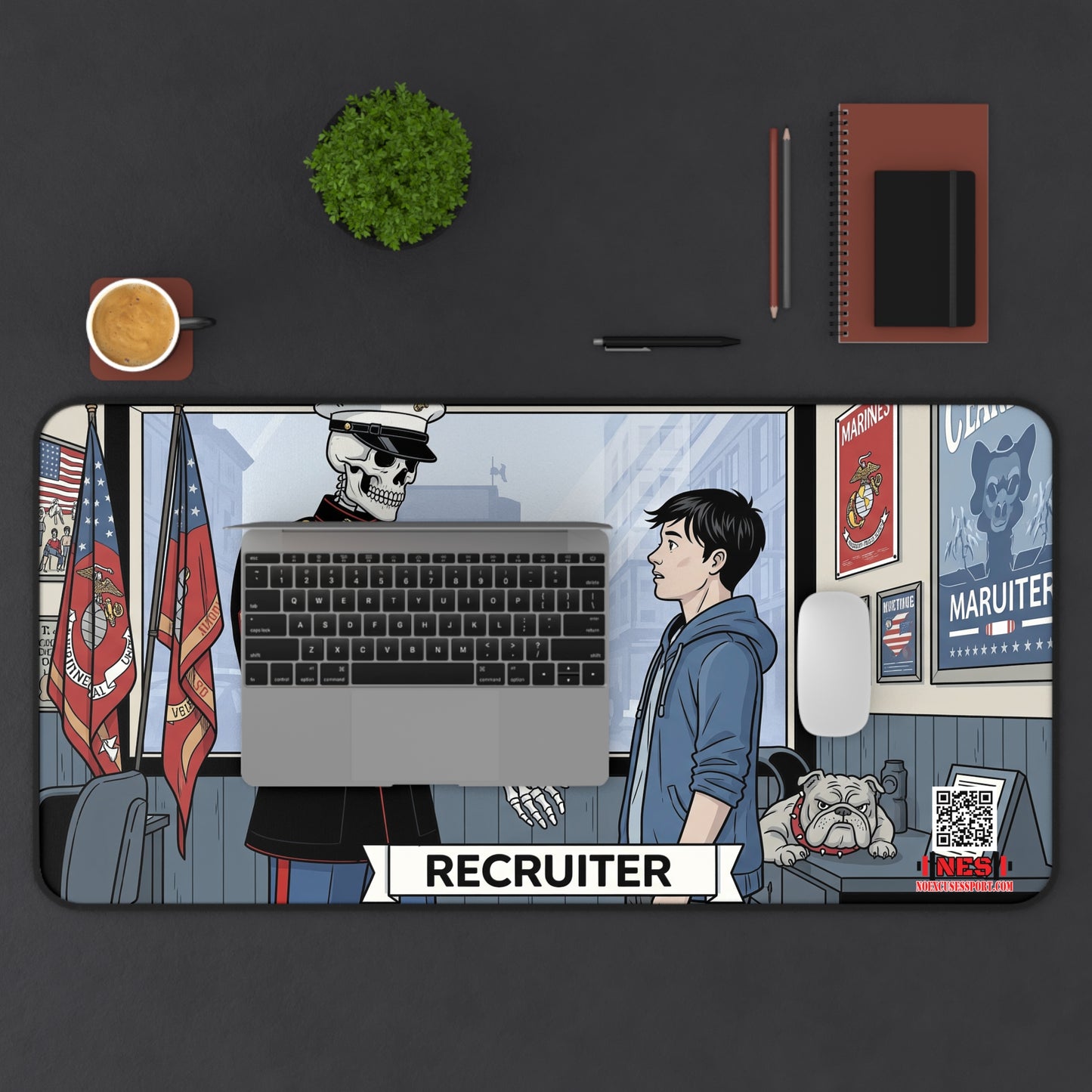 Chesty's Desk Mat - Recruiter