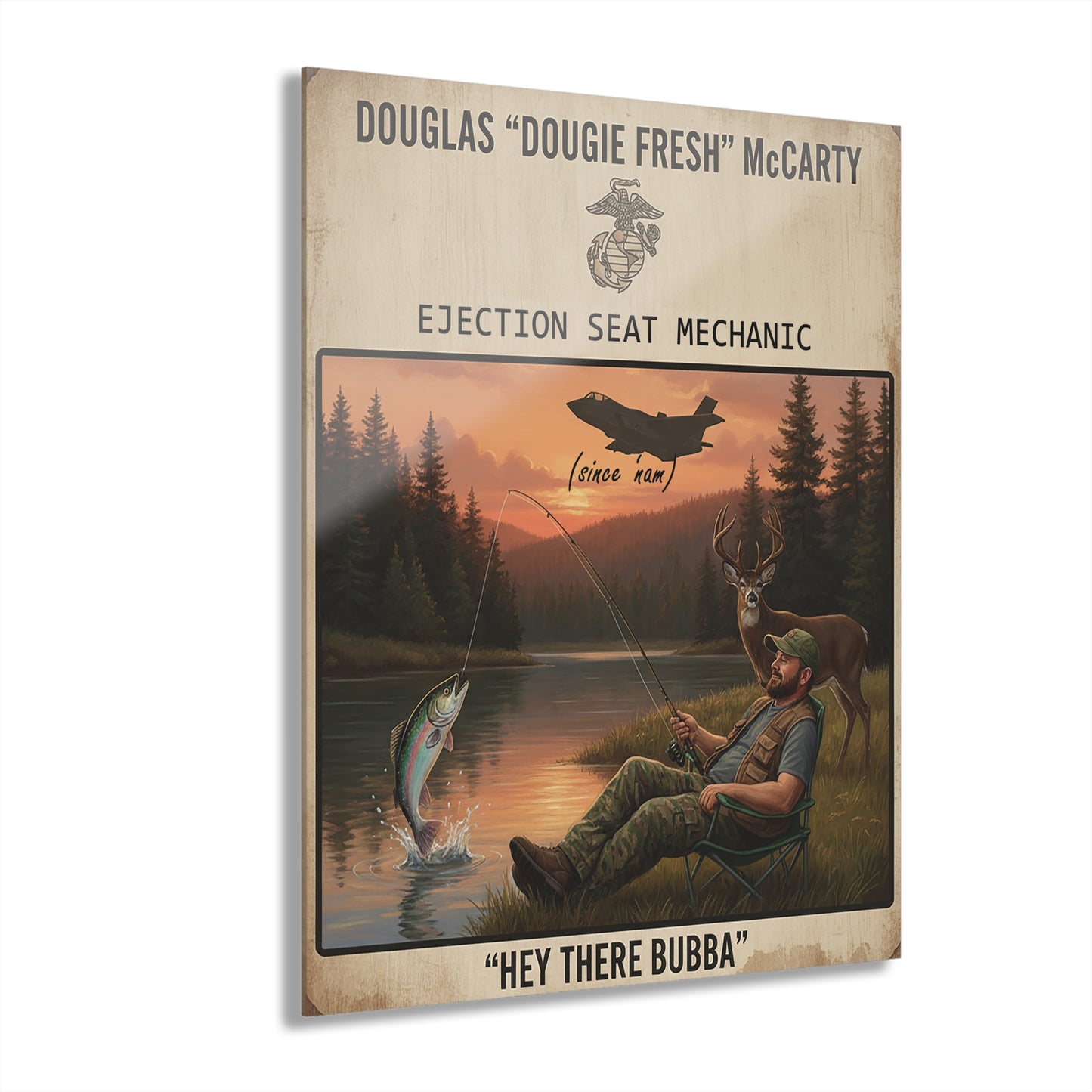 Military Going Away Plaque - McCarty