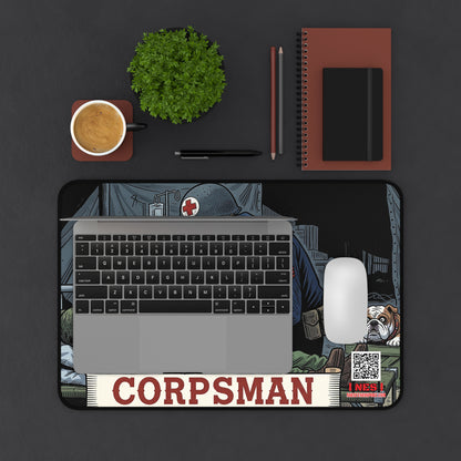 Chesty's Desk Mat - Corpsman