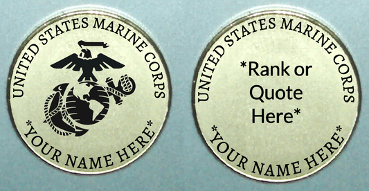 Custom Engraved Challenge Coin