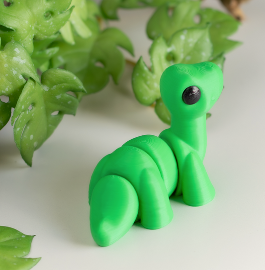 3D Printed Tiny Brontosaurus