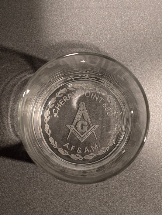Custom Engraved Whiskey/Bourbon Glass