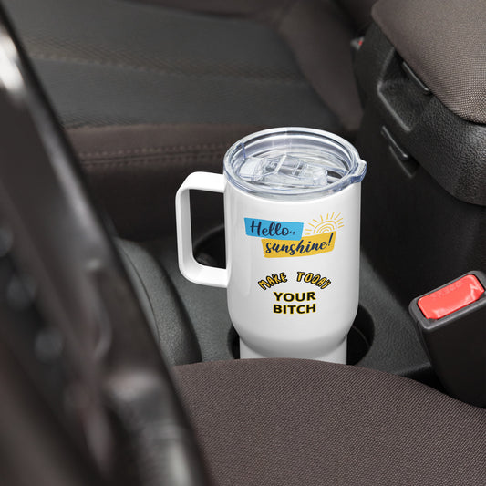 Make Today - Travel mug with a handle