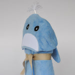 Bamboo Rayon Whale Hooded Turkish Towel: Little Kid