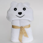 Bamboo Rayon Bear Hooded Turkish Towel: Little Kid