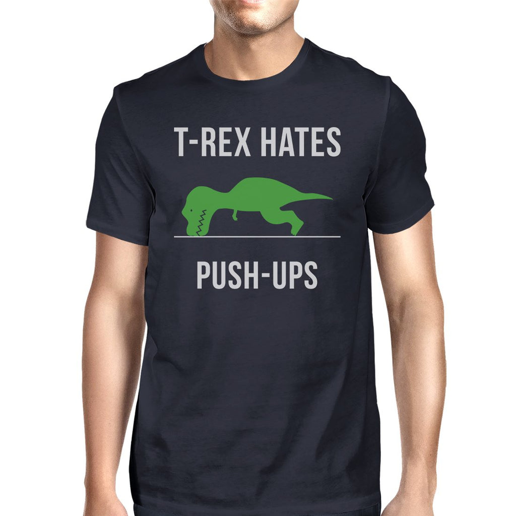 T-Rex Push Ups Mens Funny Workout Shirts Lightweight Cotton T-Shirt – No  Excuses Sports