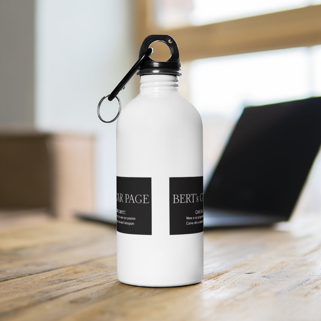 Bert's Car Page Stainless Steel Water Bottle – No Excuses Sports